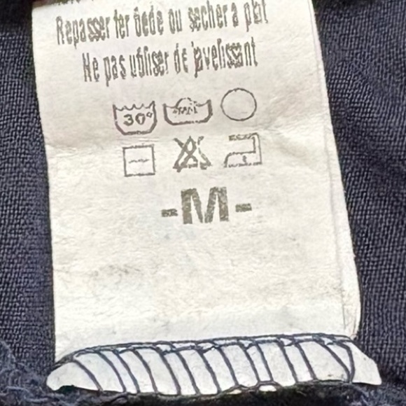 M Made In Italy, Navy Silk & Viscose Tunic Dress, Size M - Picture 4 of 9